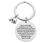 Appreciation Gifts for Coworkers Friends Teachers Keychain Elephant Themed Gifts Jewelry Farewell Gifts for Women Men Friendship Gifts Thank You Gift for Family Birthday Gifts Retirement Gifts