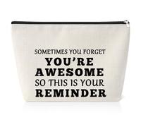 Appreciation Gifts for Women Coworkers Motivational Makeup Bag Gifts for Employees Boss Thank You Gifts for Teachers Friends Wife Daughter Sister Cheer Up Gifts for Women Cosmetic Bag