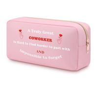 Appreciation Gifts for Women Coworkers Thank You Gifts for Farewell Coworker Oxford Cloth Cosmetic Bag Leaving Retirement Christmas Thanksgiving Birthday Gifts Double Side Printed Toiletry Bag
