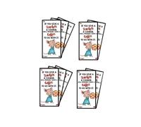 Appreciation Greeting Card for Teacher,If You Give Your Teacher A Cookie Book,Cards with Unique Appreciation C