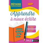 Apprendre a mieux ecrire Cycle 3 Programme 2016