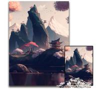 Apprentice Witch Jigsaw Puzzles for Adults 1000 Piece Paper Jigsaw Puzzles Ideal for Teenagers & Collectors Travel Gift Family Activity 1000 PCS(38x26cm)