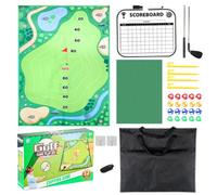 Approach Golf Set, Golf Approach Mat Set for Indoor | Strike Training Kit - for Home, Garden, Lawn, Party, Carnival, Beach, Garage Course, Family, Indoor and Outdoor