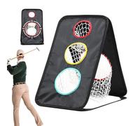 Approach Practice Golf Net - Foldable Reversible Heavy Duty - Target Home Golf Practice Net - for Family Adults Beginners Precision Swing and Play