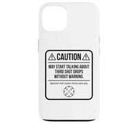 Approach with caution during open play. Pickleball funny pro Case for iPhone 13