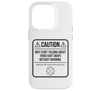 Approach with caution during open play. Pickleball funny pro Case for iPhone 14 Pro