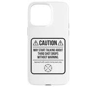 Approach with caution during open play. Pickleball funny pro Case for iPhone 15 Pro Max