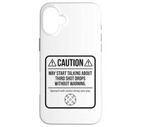 Approach with caution during open play. Pickleball funny pro Case for iPhone 16 Plus