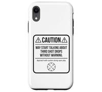 Approach with caution during open play. Pickleball funny pro Case for iPhone XR