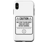 Approach with caution during open play. Pickleball funny pro Case for iPhone XS Max
