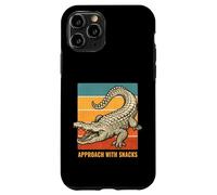 Approach With Snacks Funny Alligator Retro Animal Case for iPhone 11 Pro