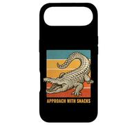 Approach With Snacks Funny Alligator Retro Animal Case for iPhone Air