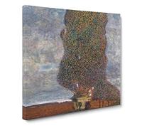 Approaching A Thunderstorm by Gustav klimt Canvas Print | Gallery Wrapped 30mm Frame Wall Art | 14x14 inches | Ready to Hang | Classic Picture | Living Room Bedroom Lounge Office