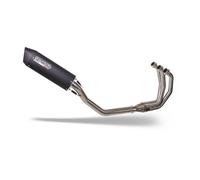 GPR Exhaust Compatible with Yamaha Tracer 900 GT 2018-2020, Furore Evo4 Nero, Homologated legal Full System Exhaust, including Removable DB Killer and Catalyst