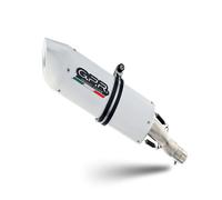 Approved exhaust muffler GPR Albus Evo4 Glossy White Honda Cb 500 X 2019 2024