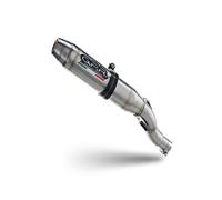 Approved exhaust muffler GPR Deeptone Inox in satin Inox Honda CB500 HORNET 2024