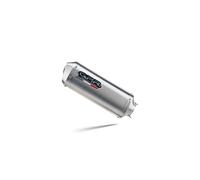 GPR Exhaust Compatible with CF Moto 800 MT Touring/Explorer 2025-2026, Satinox, Homologated legal Slip-On Exhaust including Removable DB Killer and Link Pipe