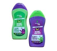 Approved Kids Lice Repellent 3 in 1 Defence Shampoo & Conditioner duo set. 300ml Shampoo cleans, repels & freshens. 300ml Conditioner detangles, repels & conditions. Contains Tea Tree Oil. 2 pack.