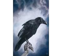Approx A5 Week Per Page 2026 Diary with Gothic Raven Artwork by Sally Sturgess.: With UK Holidays, Pagan Festivals and Moon Phases. Supports a UK artist.