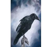 Approx A5 Week Per Page Hard Back 2026 Diary with Gothic Raven Artwork by Sally Sturgess.: With UK Holidays, Pagan Festivals and Moon Phases. Supports a UK artist.