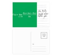 Approximation Mathematical Formula Expressions Calculations Postcard Card Important Person Anniversary