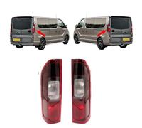 appRUN 2x Tail Light Lamp Pair Rear L/R For RENAULT Trafic III For VAUXHALL-OPEL Vivaro B
