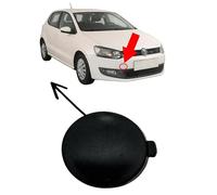 appRUN Front Bumper Tow Eye Hook Cover Cap For Volkswagen Polo 2009-2014 6R0807241