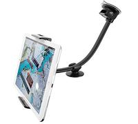 APPS2Car 13 inches Car Tablet Suction Windshield Mount Flexible Long Arm Goose-neck Compatible with 7-11 inch iPad & Tablet Long Reach Car Tablet Holder Windscreen