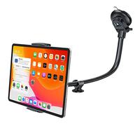 APPS2Car Car Tablet Holder - 13” Long Arm Gooseneck, Windscreen & Dashboard Mount, Anti-Vibration 360° Adjustable for 7.9-11 Inch Tablets