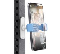 APPS2Car Gym Magnetic Phone Holder, 360 Adjustable, Compatible with 4.7-6.5" Smartphones, Alloy Base and Joint, Gym Accessories for Women, Blue