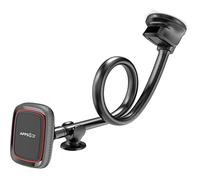 APPS2Car Magnetic Phone Car Mount,Phone Holder for Cars,Magnetic Car Phone Holder Windscreen&Dashboard,Gooseneck Magnet Suction Cup Holder,Suitable for iPhone Smartphones,Samsung,Google Etc.