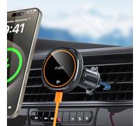 APPS2Car Qi2 Magsafe Car Mount Charger,15W Fast Charging Magsafe Phone Holder Wireless Charger for Car Vent,Rapid Heat Dissipation Magnetic Car Holder Fits iPhone 16/15/14/13/12 Serie & Samsung