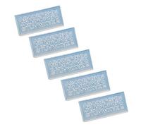 appuivbt 5Pcs Silicone Nail Art Molds,Mini English Letters Resin Molds for Nail Art Decorations,Jewelry Resin Casting Molds