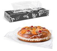 APQ Clear Deli and Bakery Wrap Plastic Sheets, 15 x 10.75 Inches. 1000 Pack Pop-Up Deli Plastic Sheets. Pre-Cut Plastic Wrap Sheets. Leakproof Plastic Deli Sheets for Food Service, Baked Gifts
