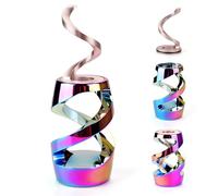 Apqdw Upgraded Kinetic Desk Toys, Kinetic Spinning Desk Toy, Desk Fidgets for Adults, Fidget Toys for Party Favors, Stocking Stuffers (Rainbow)