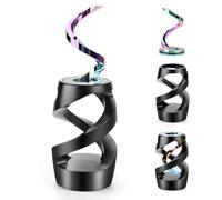 Apqdw Upgraded Kinetic Spinning Desk Toy, Kinetic Desk Toys for Office for Adults, Desk Fidgets for Adults (Black)