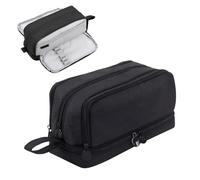 Apradas Pencil Case Large Pencil Case with Compartments Stationery Organize Pencil Pouch with Handle Big Capacity for Kids Teenage Adults (Black)