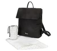 APRAMO Baby Bag, Multifunctional Nappy Bag with Changing Matt Baby Essentials, Easy to Convert Versatile Shoulder Backpack for Mum & Dad, Remix Black