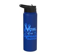 Apraxia Warrior Mama for Women Closed Head Injury Stainless Steel Insulated Water Bottle