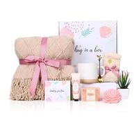 APRBOX Self Care Gifts for Women Get Well Soon Gifts Basket Christmas Gifts Birthday Gifts for Women Care Package Spa Gifts Relaxation Gifts with Blanket Gifts for Mom Her Sister Friend Sympathy Gifts