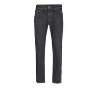 APREL Men's Tapered Fit Jeans - Men's Stretch Denim Jeans with Stonewashed Look, Mid Rise & 5-Pocket Design - Comfortable Fit for Everyday, Comfort and a Modern Look, black denim, 31 W/30 L