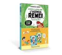 Aprèn a llegir amb l'Agència REMEI (Resolem Enigmes i Misteris Estranys i Intrigants) - Agència REMEI: Pack amb els llibres 1 i 2: Amb lletra MAJÚSCULA per aprendre a llegir (Peques)