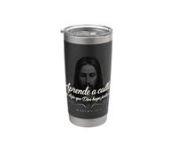 Aprende a Callar y Deja que Dios Haga Justicia Marcos 15:5 Stainless Steel Insulated Tumbler