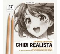 Aprende a Dibujar Chibi Realista: Retratos de Anime y Manga Kawaii para Sombrear con Lápiz de Grafito. 57 Modelos Inspiradores entre Manga y Realismo ... Colección Artística de Dibujo Japonés)