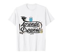 Aprende Espanol Learn Spanish Hispanic Teacher Teaching T-Shirt