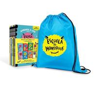 Learn to Read at Monster School – Pack 1–8 (Includes Gift) – Uppercase – For ages 5+ – Montena