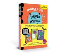 Aprender a leer en la Escuela de Monstruos - Pack con los libros 7, 8 y 9: En letra MAYÚSCULA (libros para niños a partir de 5 años) (Montena)
