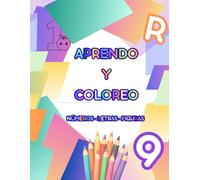 APRENDO Y COLOREO: Letras-Números-Figuras