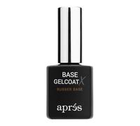 APRÉS Base Gelcoat X 15ml | HEMA & TPO-Free Rubber Base Scratch Resistant Gel Nail Polish Soak Off Base Coat