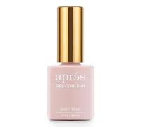 APRÉS Gel Color Nail Polish 15 ml, It's a Nude World Collection, No Wipe, Highly Pigmented, Medium Viscosity with Brush-X Nail Art Brush - Salon Quality | HEMA & TPO-Free (Shell Yeah - 294)